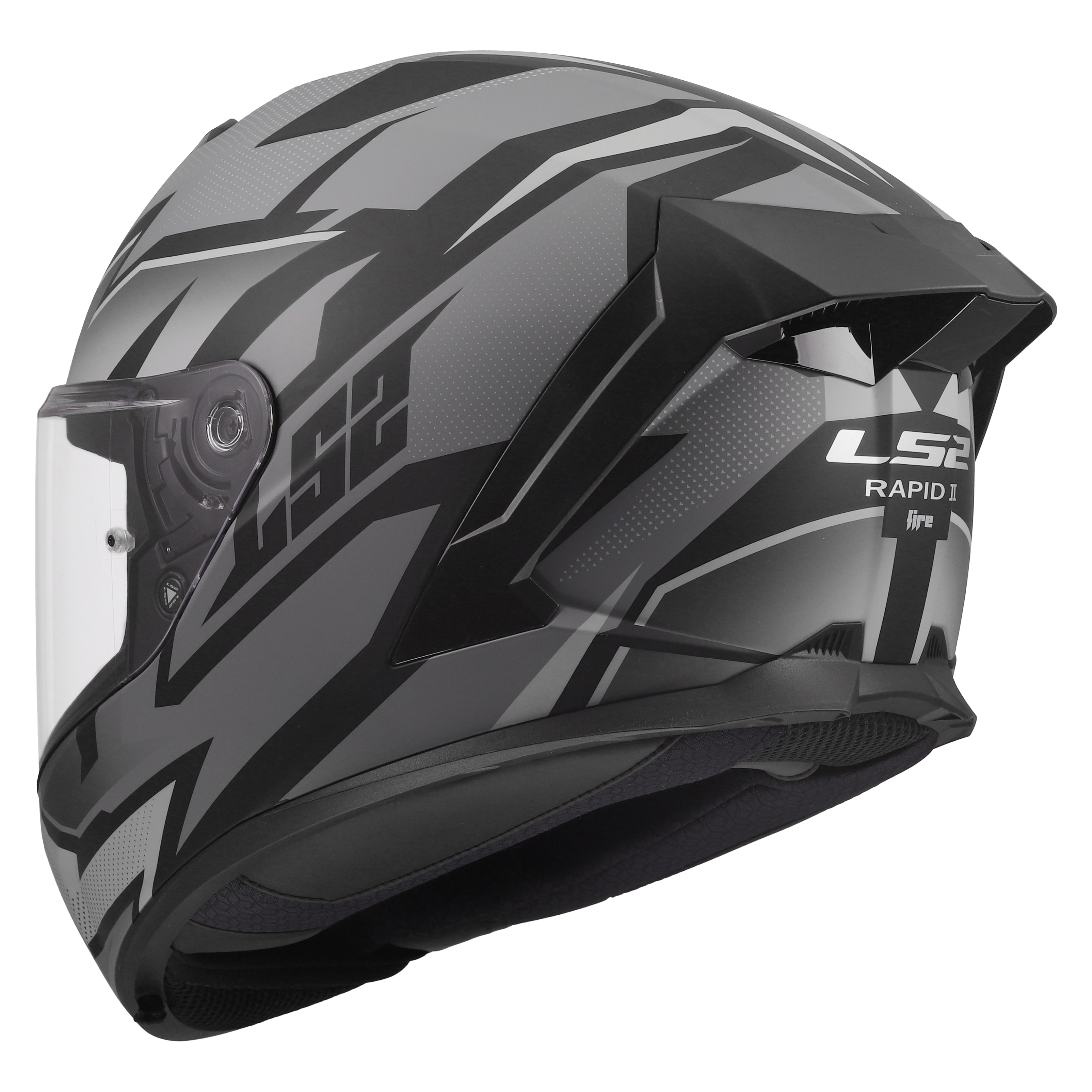 LS2 FF820 RAPID III XTREM BLACK GREY 168201165 (6)